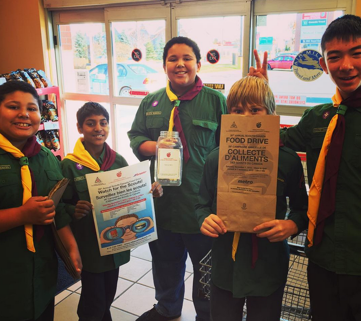 Scouts Ottawa Food Bank