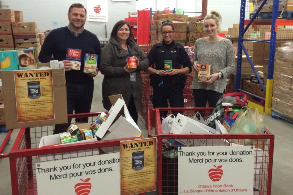 Ottawa Police Donation OTtawa Food Bank