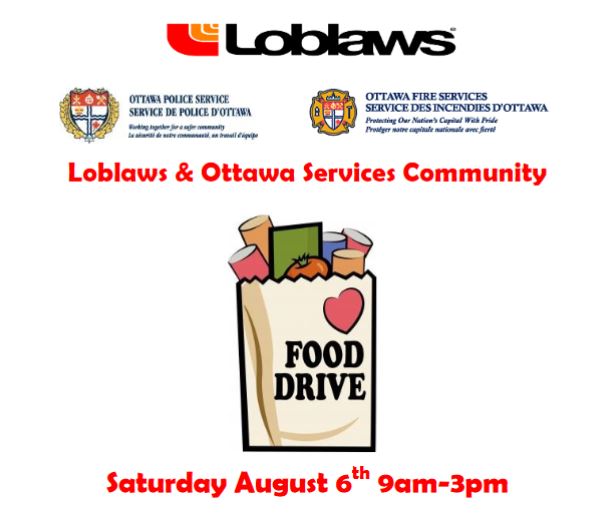 Loblaws Ottawa Food Bank Police Fire Service