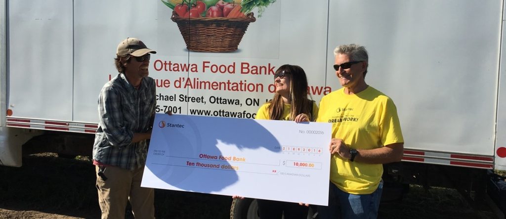 Stantec Community Harvest Donation Ottawa Food Bank