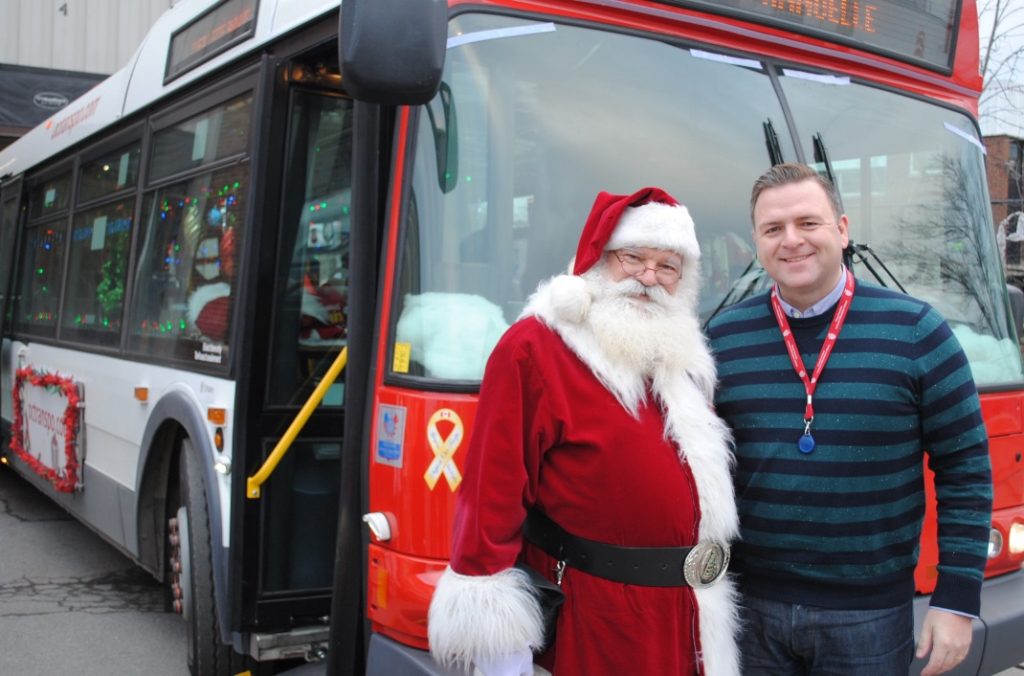 Mike - with SANTA