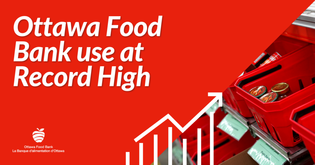 Ottawa Food Bank use at Record High Ottawa Food Bank