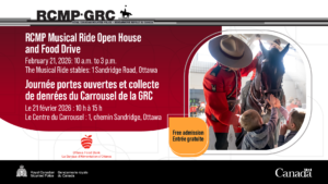 RCMP Musical Ride Open House event banner