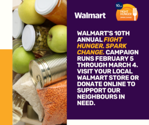 Walmart Fight Hunger Spark Change event banner