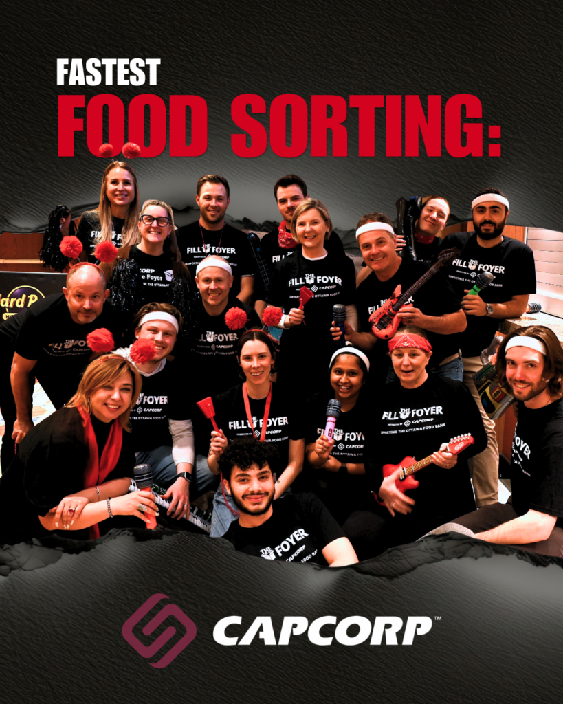 Fastest food sorting team was capcorp financial