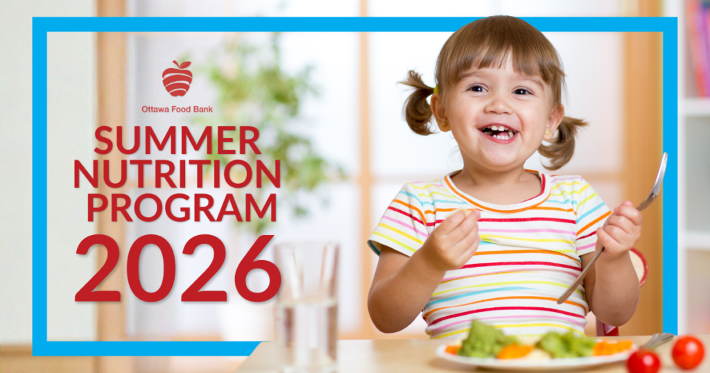 Banner with text displaying "Summer Nutrition Program 2026"
