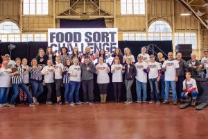 Staff and Volunteers from the 2019 Food Sort Challenge