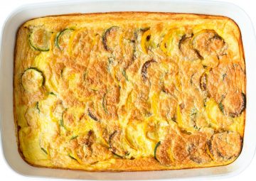 egg zucchini slice