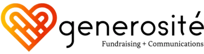 Generosité Fundraising and Communications logo