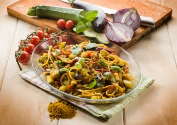 roasted veg pasta